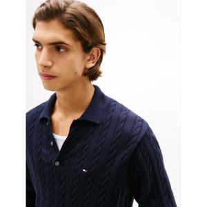 Tommy Hilfiger Cable Knit Polo Jumper